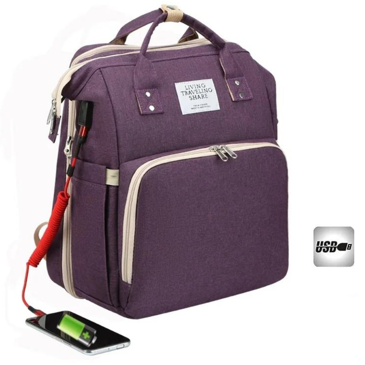 Bolso de paseo para bebe 2 en 1™