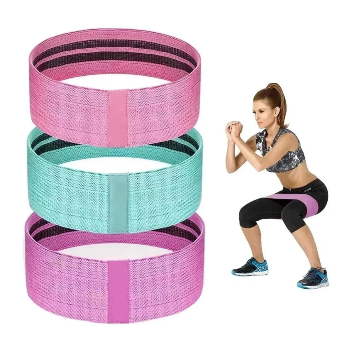 Set de 3 Bandas Elásticas de Fitness™