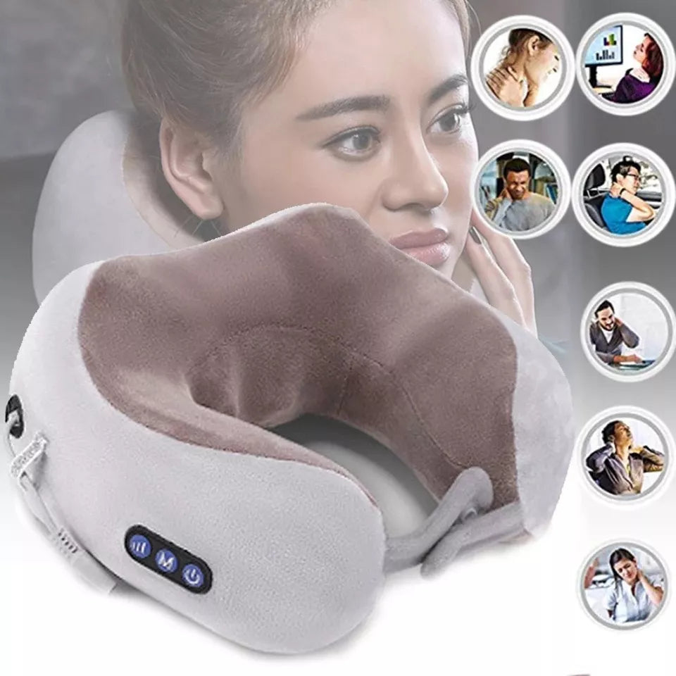 Masajeador Almohada Eléctrico Cuello Cervical ™