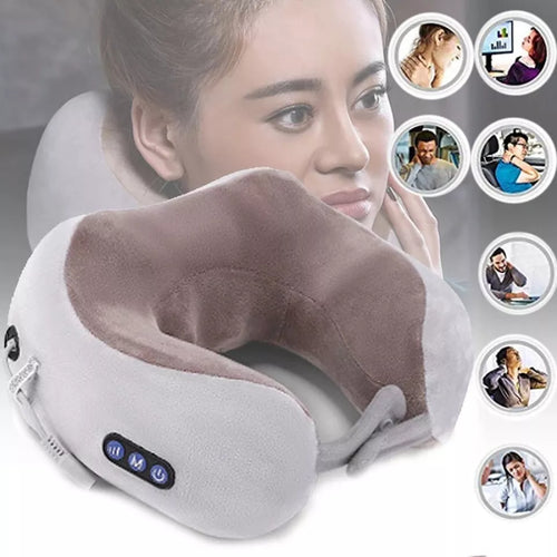 Masajeador Almohada Eléctrico Cuello Cervical ™